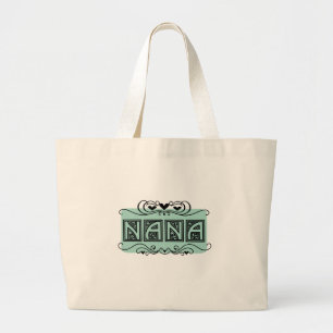 Nana T-shirts en cadeautjes Grote Tote Bag