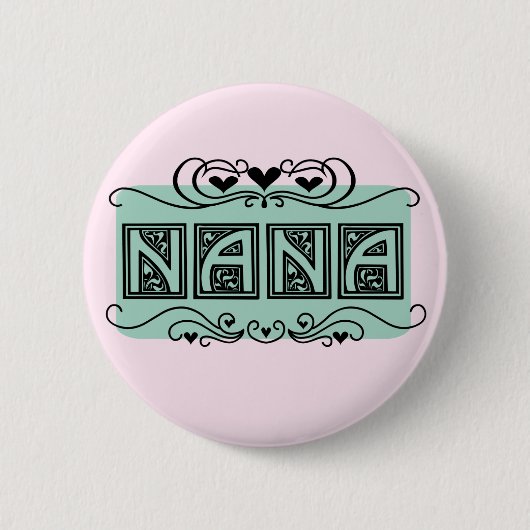 Nana T-shirts en cadeautjes Ronde Button 5,7 Cm (Voorkant)