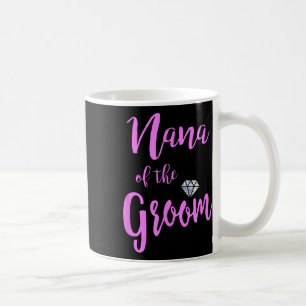Nana van de bruidegom T Shirt bruidstrouwring roze Koffiemok