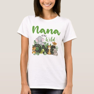 Nana van de Wilde One Safari Animals matching T-shirt