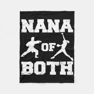 Nana van zowel Funny Softll als Karate Nana Fleece Deken