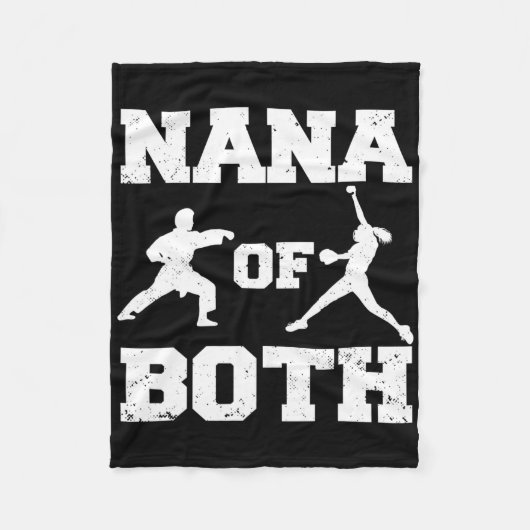 Nana van zowel Funny Softll als Karate Nana Fleece Deken (Voorkant)