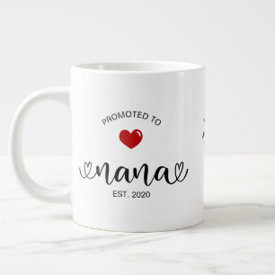Nana Vastgestelde Nieuwe Oma Cadeau Extra Grote Beker