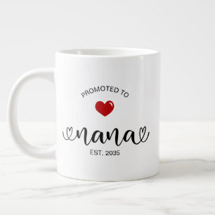 Nana Vastgestelde Nieuwe Oma Cadeau Extra Grote Beker
