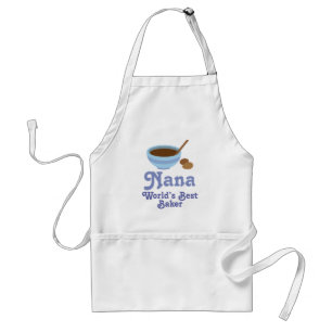 Nana Worlds Best Baker Gift Apron Standaard Schort