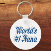 Nana zee Blauwe Moederdag Sleutelhanger (Voorkant)