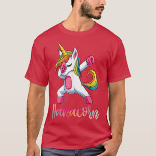 Nanacorn Nana Unicorn , Moederdag Italiaan Grandm T-shirt