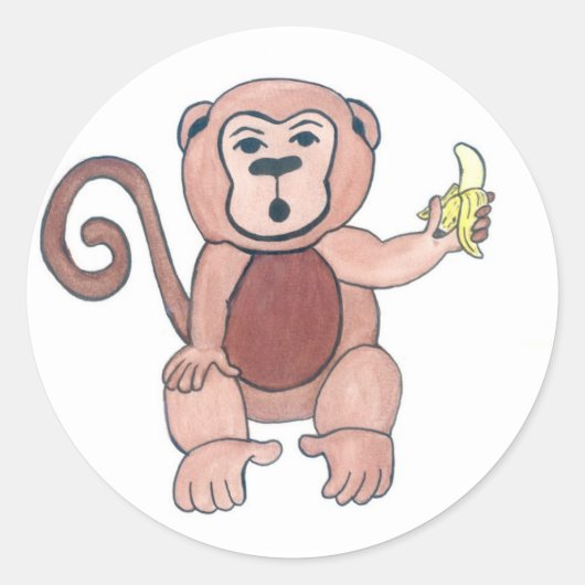 Nanaman Ronde Sticker (Voorkant)