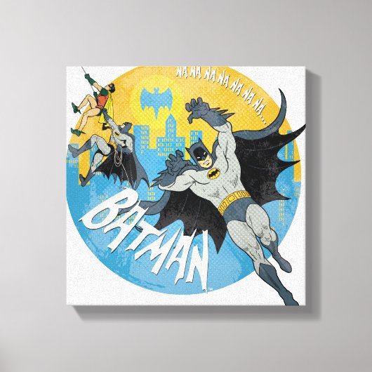 NANANANANA Batman Icon Canvas Afdruk (Voorkant)