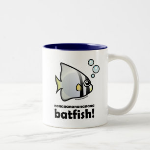 nananananananana Batfish! Tweekleurige Koffiemok