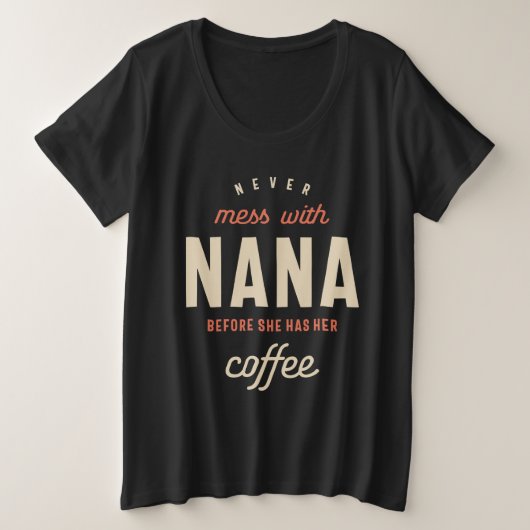 Nana's Coffee Time - Conception pour mamans et mam (Design devant)