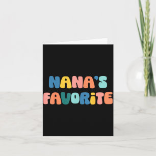 Nana's favoriete Moederdag-oma Kaart