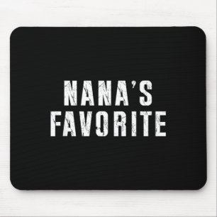 Nana's Favoriete T Grappige Oma Grootouder Granhi Muismat