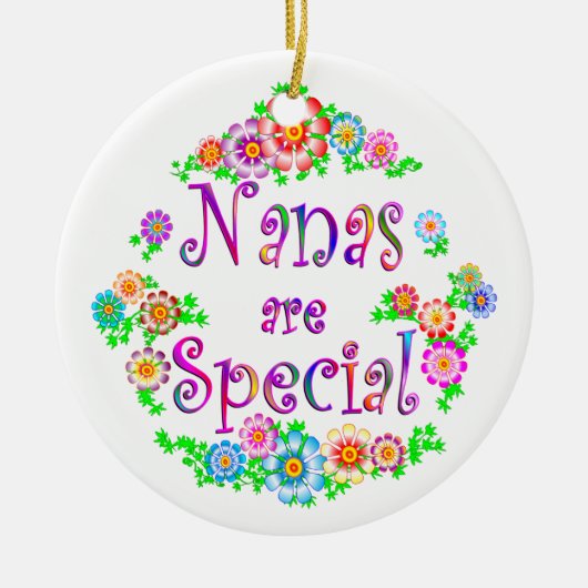 NANAS is speciaal Keramisch Ornament (Voorkant)