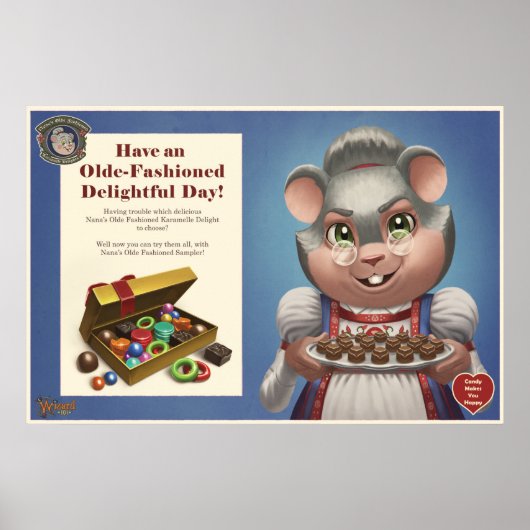 Nana's Karamelle Delights Poster (Voorkant)