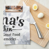 Nana's keuken aangepaste foto's theedoek (Quarter Fold)