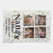 Nana's keuken aangepaste foto's theedoek (Horizontaal)