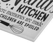 Nana's keuken glas snijplank (Hoek)