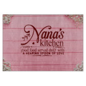 Nana's Kitchen Goed eten dagelijks geserveerd met Snijplank (Voorkant)