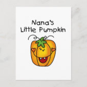 Nana's Little Pumpkin T-shirts en Gifts Briefkaart (Voorkant)