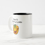 Nana's Little Pumpkin T-shirts en Gifts Tweekleurige Koffiemok (Voorkant links)
