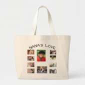 Nana's Love Grote Schoudertas Tote Bag (Voorkant)