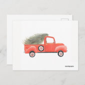 Nana's Red Truck Briefkaart (Voorkant / Achterkant)
