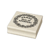 Nana's Seal of Approval Roos Krans Rubberstempel (Stempel)