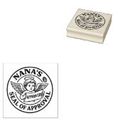 Nana's zegel van goedkeuring Cherub Katholiek Rubberstempel (Gestempeld)