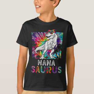 Nanasaurus Dinosaur Nana Saurus Familie Matching T T-shirt