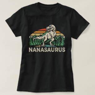 Nanasaurus Dinosaur T Rex Nana Saurus Oma T-shirt