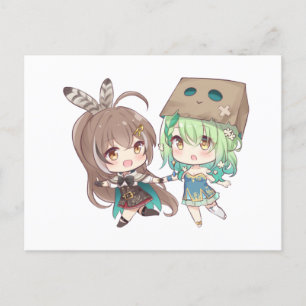 Nanashi (七 メ 詩 イ) en Ceres レ oliorogho- der fauna Aankondigingskaart