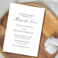 Nancy Black en White Modern Wedding