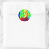 Nancy in Color Ronde Sticker (Tas)