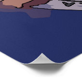 Nancy in Pet, Matisse Style Poster (Hoek)