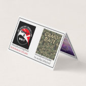 Nancy Lambert Design Custom Folded Visitekaartjes (Achterkant)