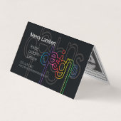 Nancy Lambert Design Custom Folded Visitekaartjes (Voorkant)