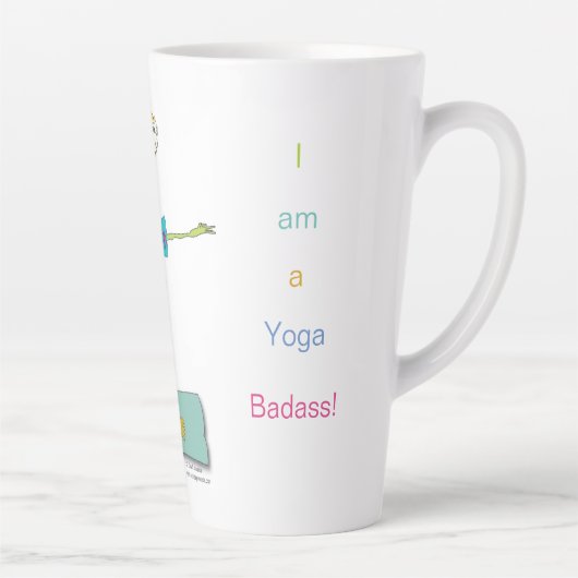 'Nancy Loo' Yoga Latte Mug (Droite)
