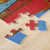 Nancy met zittende kat legpuzzel (Zijkant)