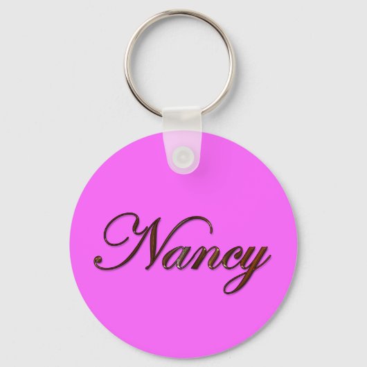 NANCY Name-Branded Gift Sleutelhanger of Zipper-pu (Voorkant)