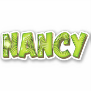 Nancy Name Kiwi Design Autocollants