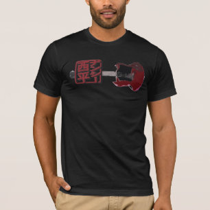 Nancy Nishihira Japanse zeehond/gitaarshirt T-shirt