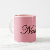 NANCY Nom Marqué Cadeau Boire Mug (Devant gauche)