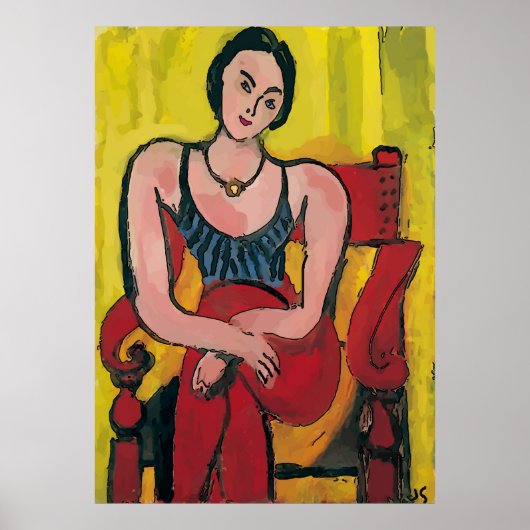 Nancy op de rode stoel 3 poster (Voorkant)