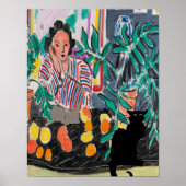 Nancy op de Telefoon van de Cel, voeg tekst, Poste Poster (Voorkant)