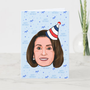 NANCY PELOSI BIRTHDAY KAART