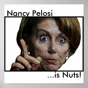 Nancy Pelosi , ...Het is Nuts. Poster