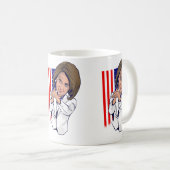 Nancy Pelosi-klapmeme Koffiemok (Voorkant rechts)