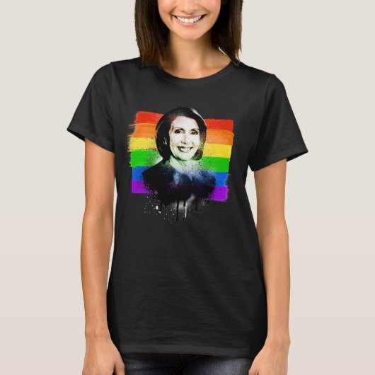 Nancy Pelosi Pride T-Shirt (Voorkant)