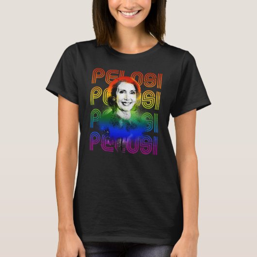 Nancy Pelosi Pride T-shirt (Voorkant)